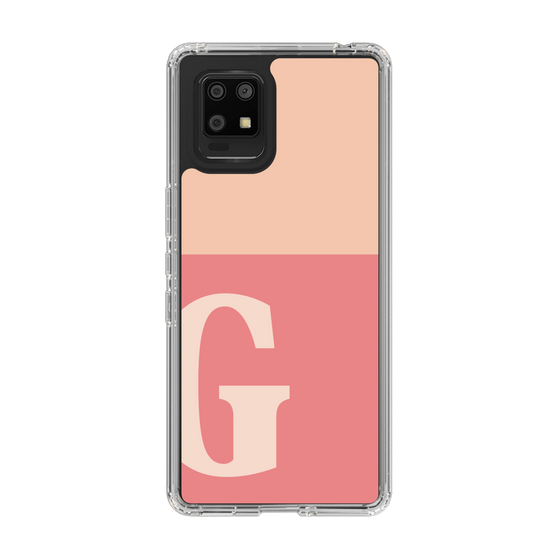 Slim Protection Case［ Original - initial two tone - G pink ］