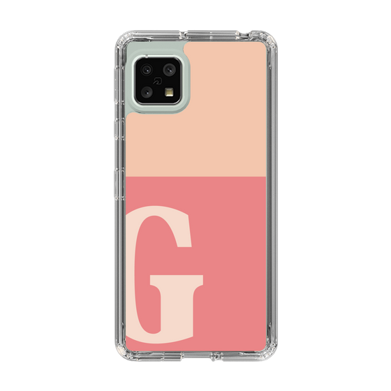 Slim Protection Case［ Original - initial two tone - G pink ］