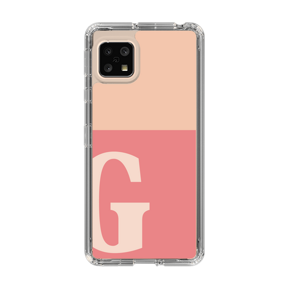 Slim Protection Case［ Original - initial two tone - G pink ］