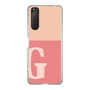 Slim Protection Case［ Original - initial two tone - G pink ］