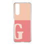 Slim Protection Case［ Original - initial two tone - G pink ］