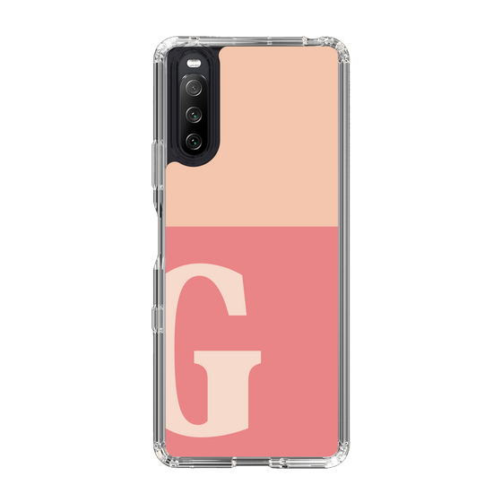 Slim Protection Case［ Original - initial two tone - G pink ］