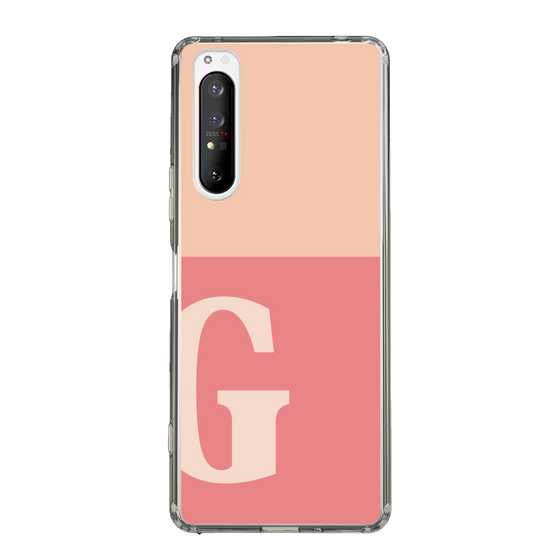 Slim Protection Case［ Original - initial two tone - G pink ］