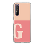 Slim Protection Case［ Original - initial two tone - G pink ］