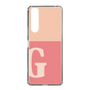 Slim Protection Case［ Original - initial two tone - G pink ］
