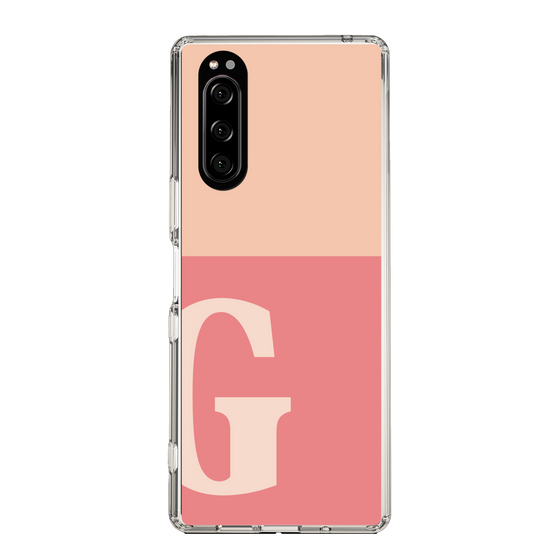 Slim Protection Case［ Original - initial two tone - G pink ］