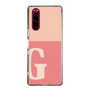 Slim Protection Case［ Original - initial two tone - G pink ］