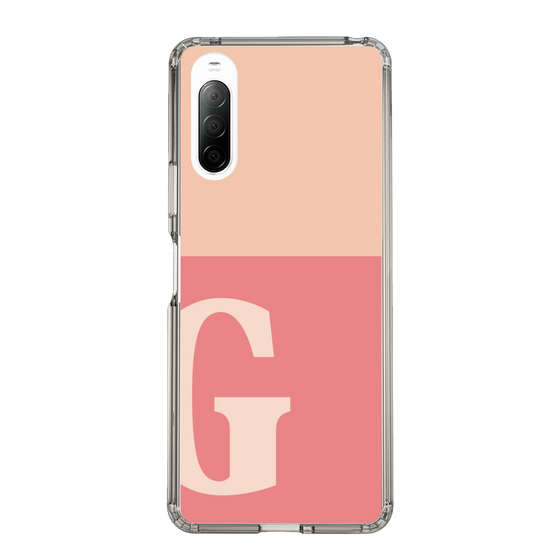 Slim Protection Case［ Original - initial two tone - G pink ］
