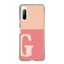 Slim Protection Case［ Original - initial two tone - G pink ］