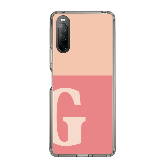 Slim Protection Case［ Original - initial two tone - G pink ］