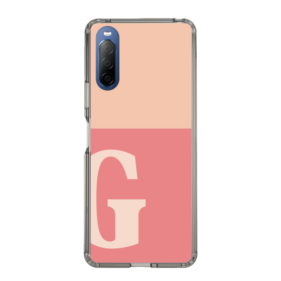 Slim Protection Case［ Original - initial two tone - G pink ］