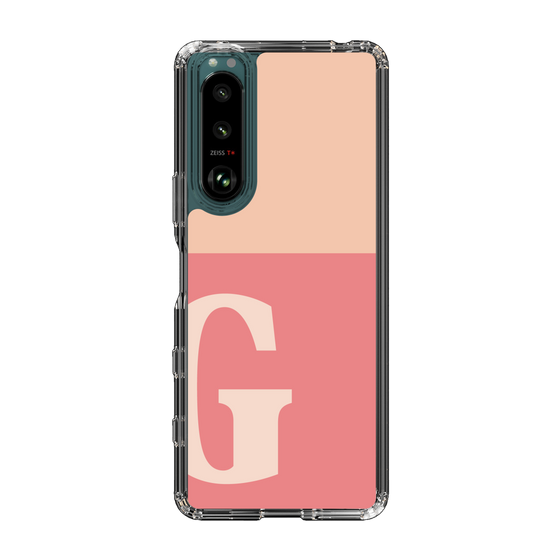 Slim Protection Case［ Original - initial two tone - G pink ］