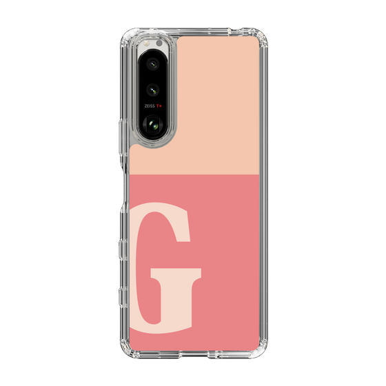 Slim Protection Case［ Original - initial two tone - G pink ］