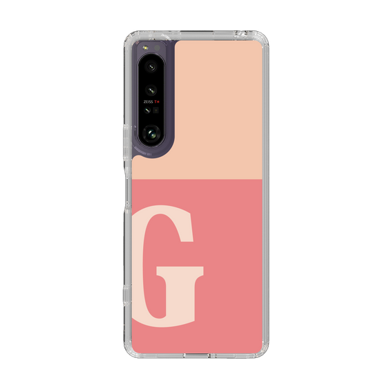 Slim Protection Case［ Original - initial two tone - G pink ］