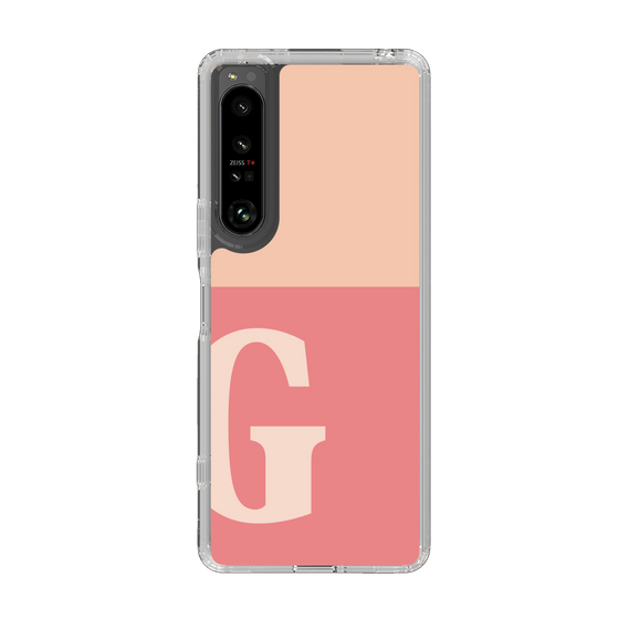 Slim Protection Case［ Original - initial two tone - G pink ］