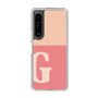Slim Protection Case［ Original - initial two tone - G pink ］