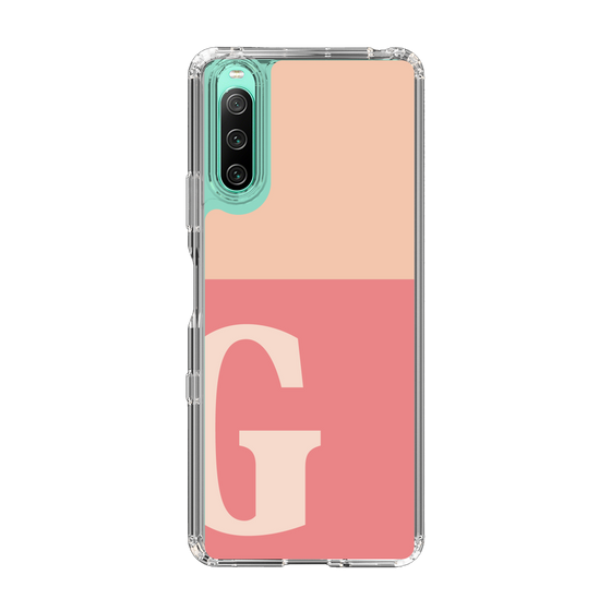 Slim Protection Case［ Original - initial two tone - G pink ］
