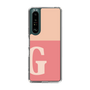 Slim Protection Case［ Original - initial two tone - G pink ］