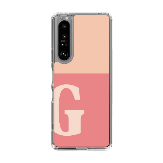 Slim Protection Case［ Original - initial two tone - G pink ］
