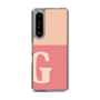 Slim Protection Case［ Original - initial two tone - G pink ］