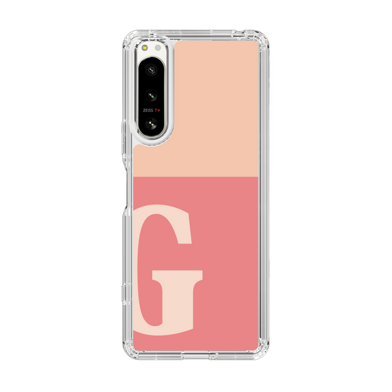 Slim Protection Case［ Original - initial two tone - G pink ］