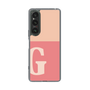 Slim Protection Case［ Original - initial two tone - G pink ］