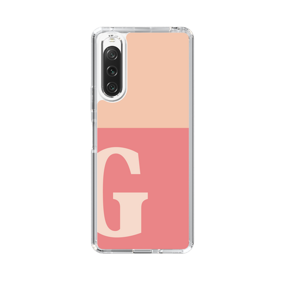 Slim Protection Case［ Original - initial two tone - G pink ］