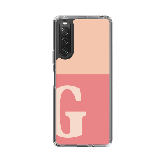 Slim Protection Case［ Original - initial two tone - G pink ］