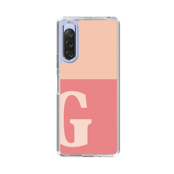 Slim Protection Case［ Original - initial two tone - G pink ］