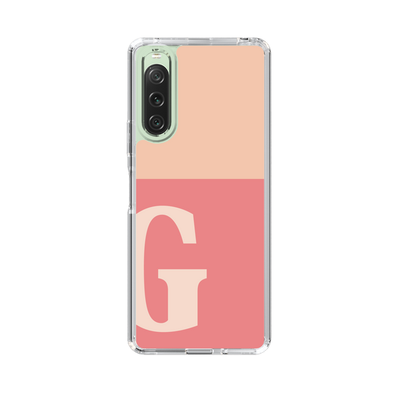 Slim Protection Case［ Original - initial two tone - G pink ］