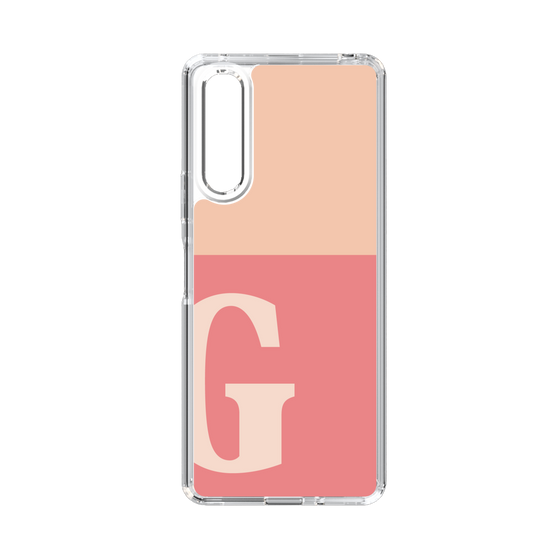 Slim Protection Case［ Original - initial two tone - G pink ］