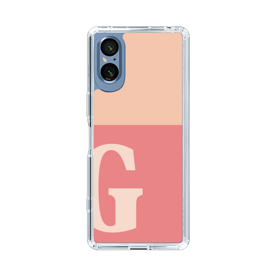Slim Protection Case［ Original - initial two tone - G pink ］