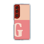 Slim Protection Case［ Original - initial two tone - G pink ］