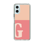 Slim Protection Case［ Original - initial two tone - G pink ］