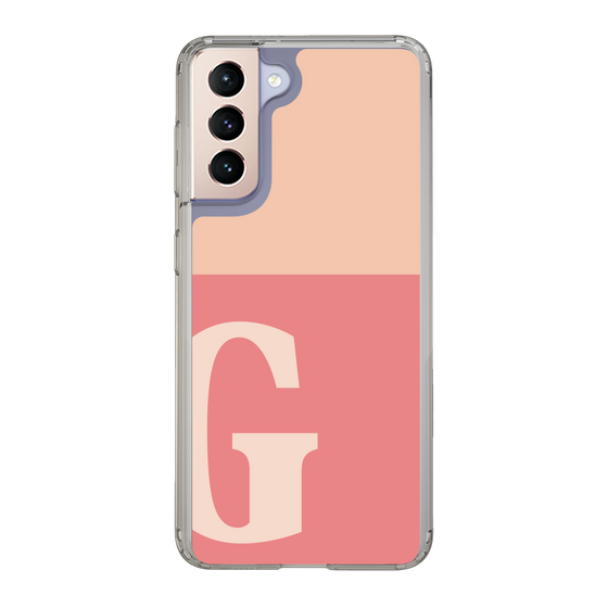 Slim Protection Case［ Original - initial two tone - G pink ］