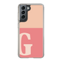 Slim Protection Case［ Original - initial two tone - G pink ］