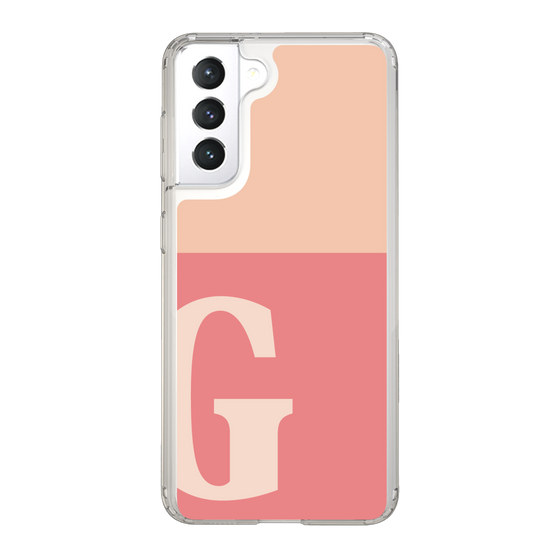 Slim Protection Case［ Original - initial two tone - G pink ］