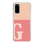 Slim Protection Case［ Original - initial two tone - G pink ］