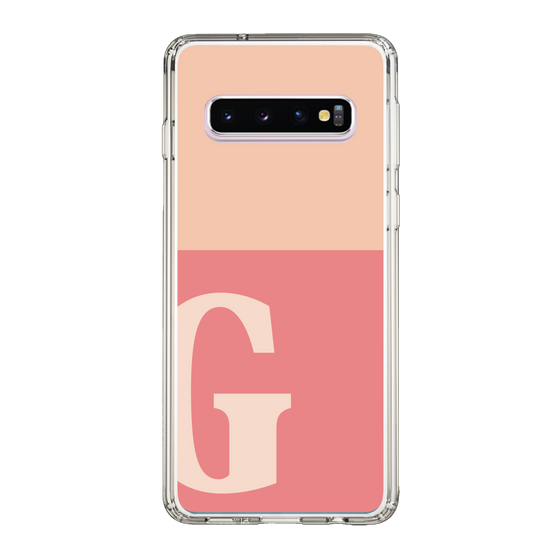 Slim Protection Case［ Original - initial two tone - G pink ］