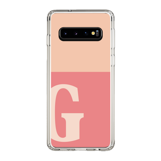 Slim Protection Case［ Original - initial two tone - G pink ］