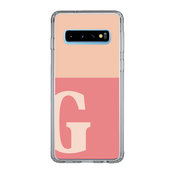 Slim Protection Case［ Original - initial two tone - G pink ］