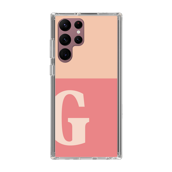 Slim Protection Case［ Original - initial two tone - G pink ］
