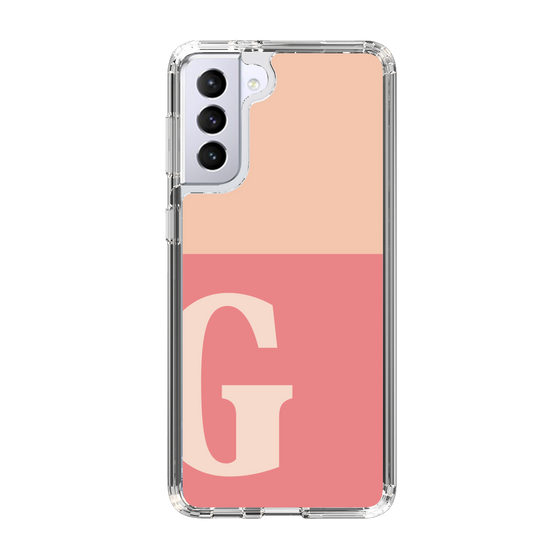 Slim Protection Case［ Original - initial two tone - G pink ］
