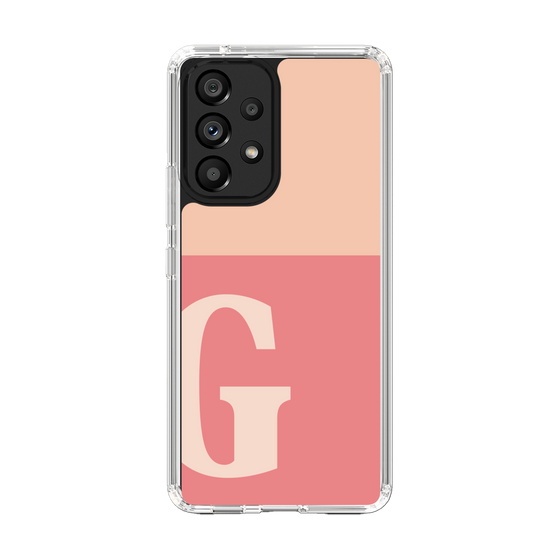 Slim Protection Case［ Original - initial two tone - G pink ］