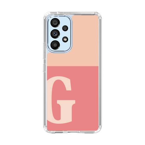 Slim Protection Case［ Original - initial two tone - G pink ］