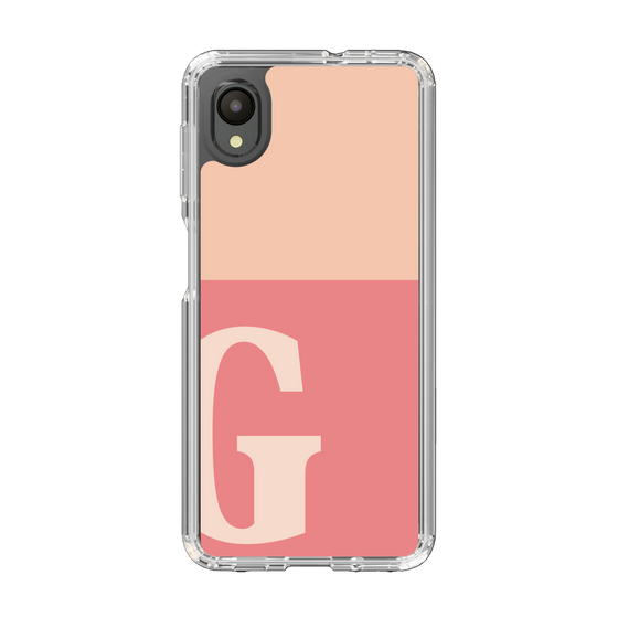 Slim Protection Case［ Original - initial two tone - G pink ］