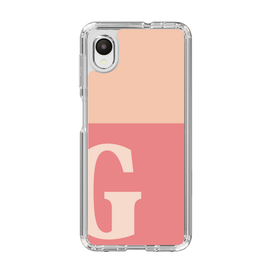 Slim Protection Case［ Original - initial two tone - G pink ］