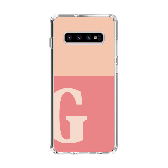 Slim Protection Case［ Original - initial two tone - G pink ］