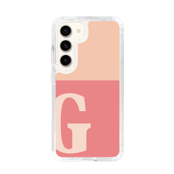 Slim Protection Case［ Original - initial two tone - G pink ］
