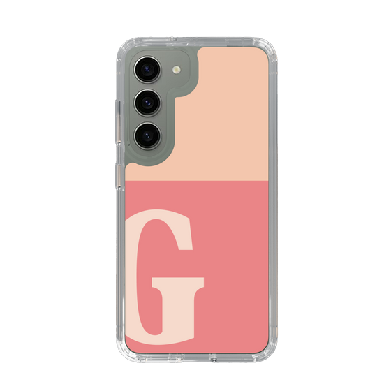 Slim Protection Case［ Original - initial two tone - G pink ］